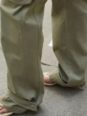 Zara STRAIGHT LEG CARGO PANTS
